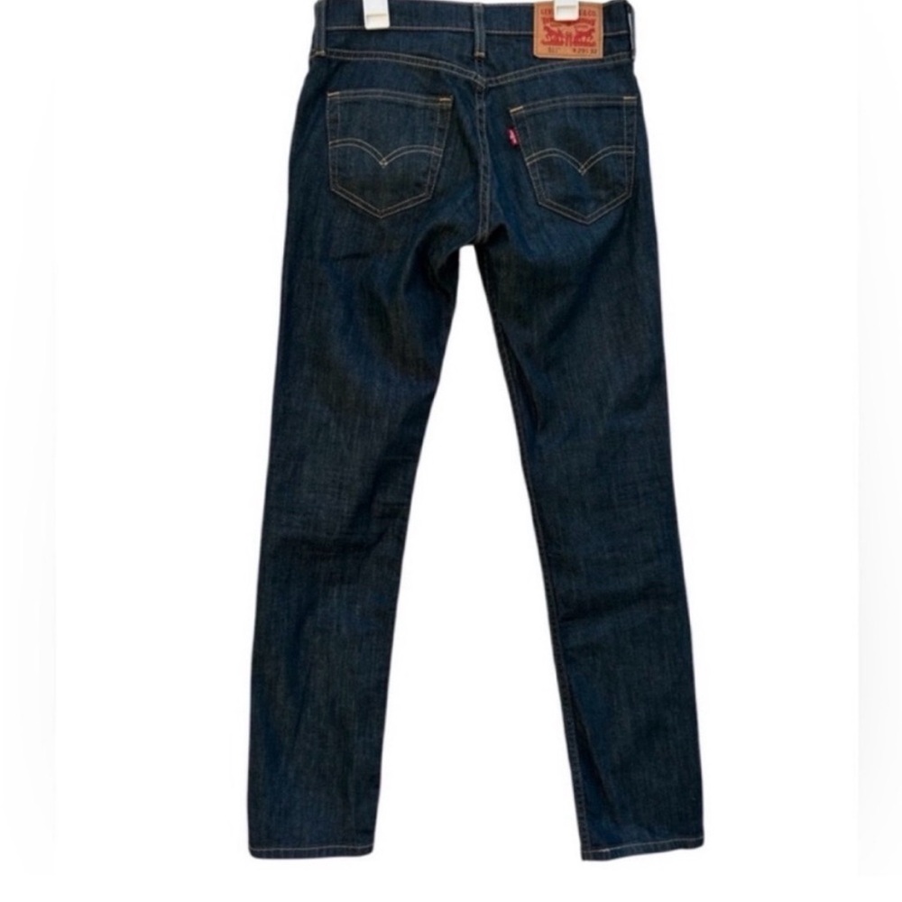 Levi's Men's Dark Wash 511 Straight Leg Jeans - Blue